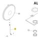 Unical Flexibilis cső tágulási tartályhoz F3/8-FC1/4 Alkon 09